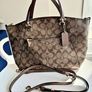 Coach Brown Signature Satchel